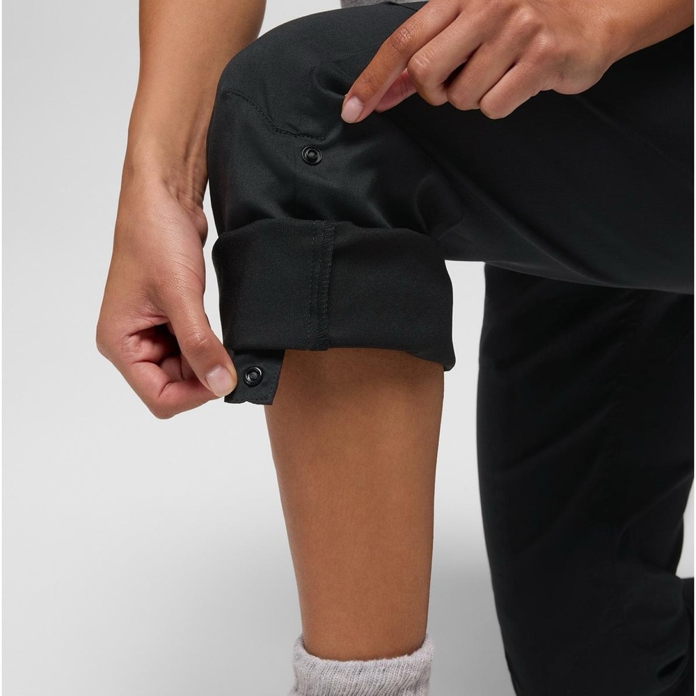 PrAna Women's Halle Pants W4HARG113 Hiking Roll Up Outdoor Stretch Black Size 6 - Picture 13 of 14